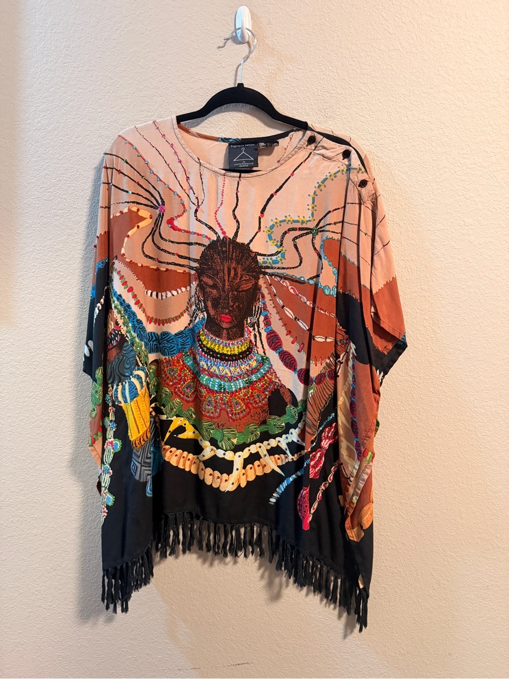 vintage Shopping with Anthony kaftan-style top